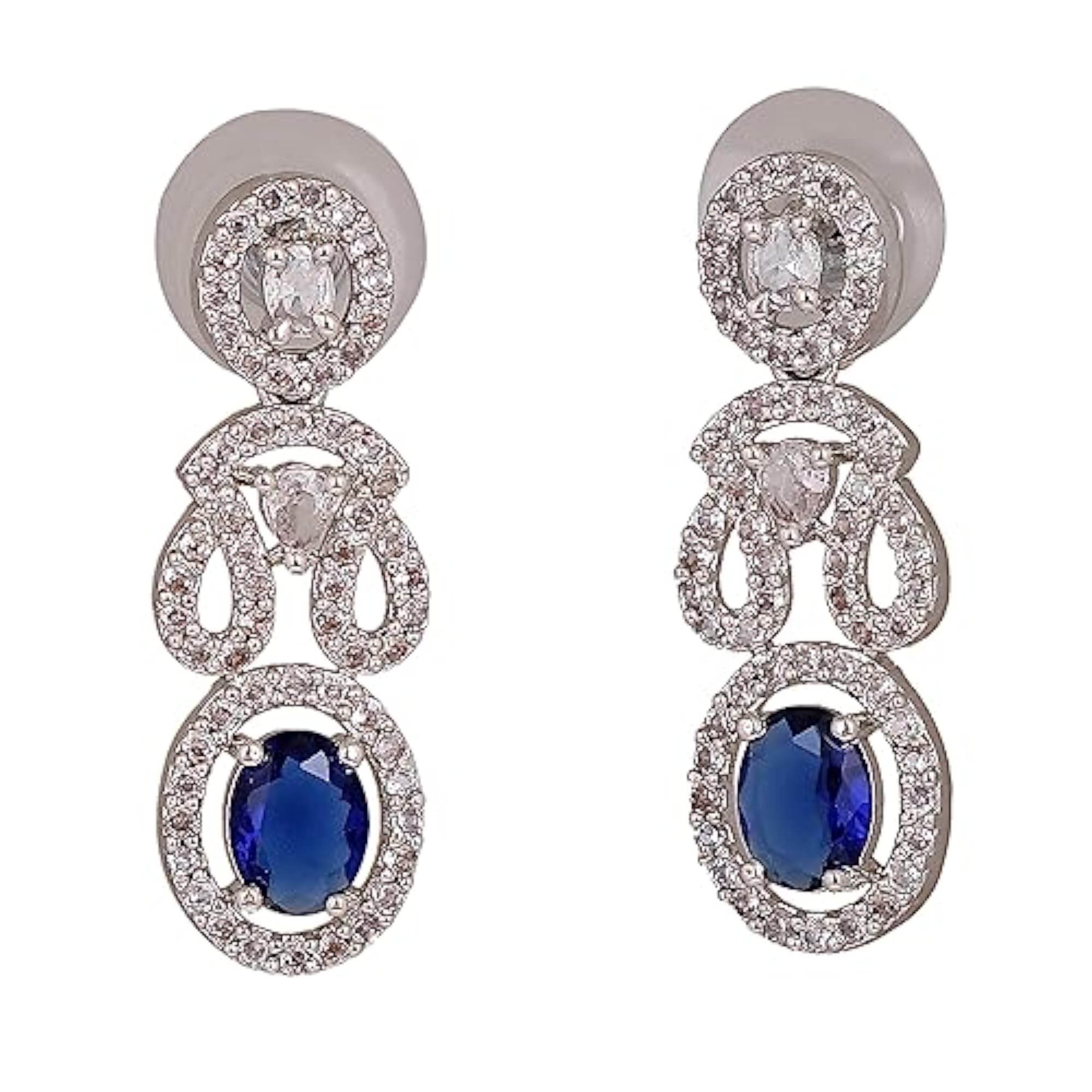 Cubic Zirconia Stone Earrings